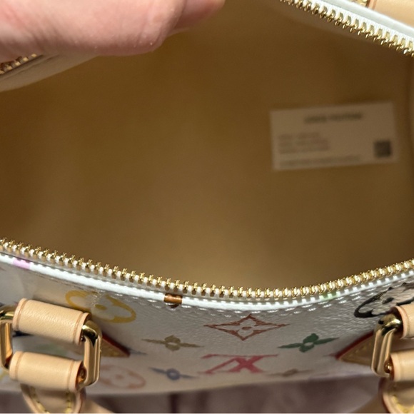 BNWT Louis Vuitton X Takashi Murakami Multicolor LV X TM Speedy 25 Limited! - Picture 11 of 14